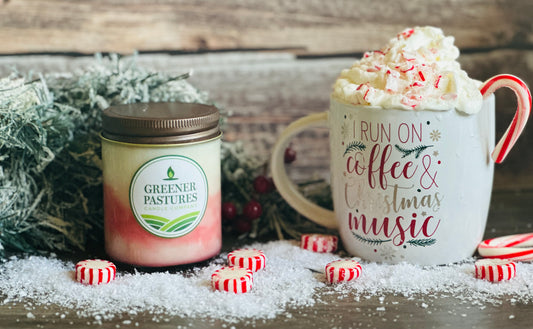 Peppermint Mocha 8oz candle