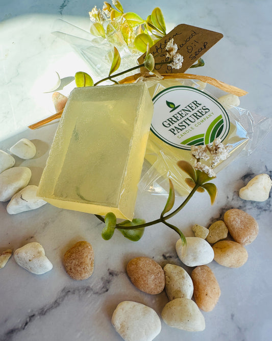 Saffron & Cedarwood- Hemp Oil Soap